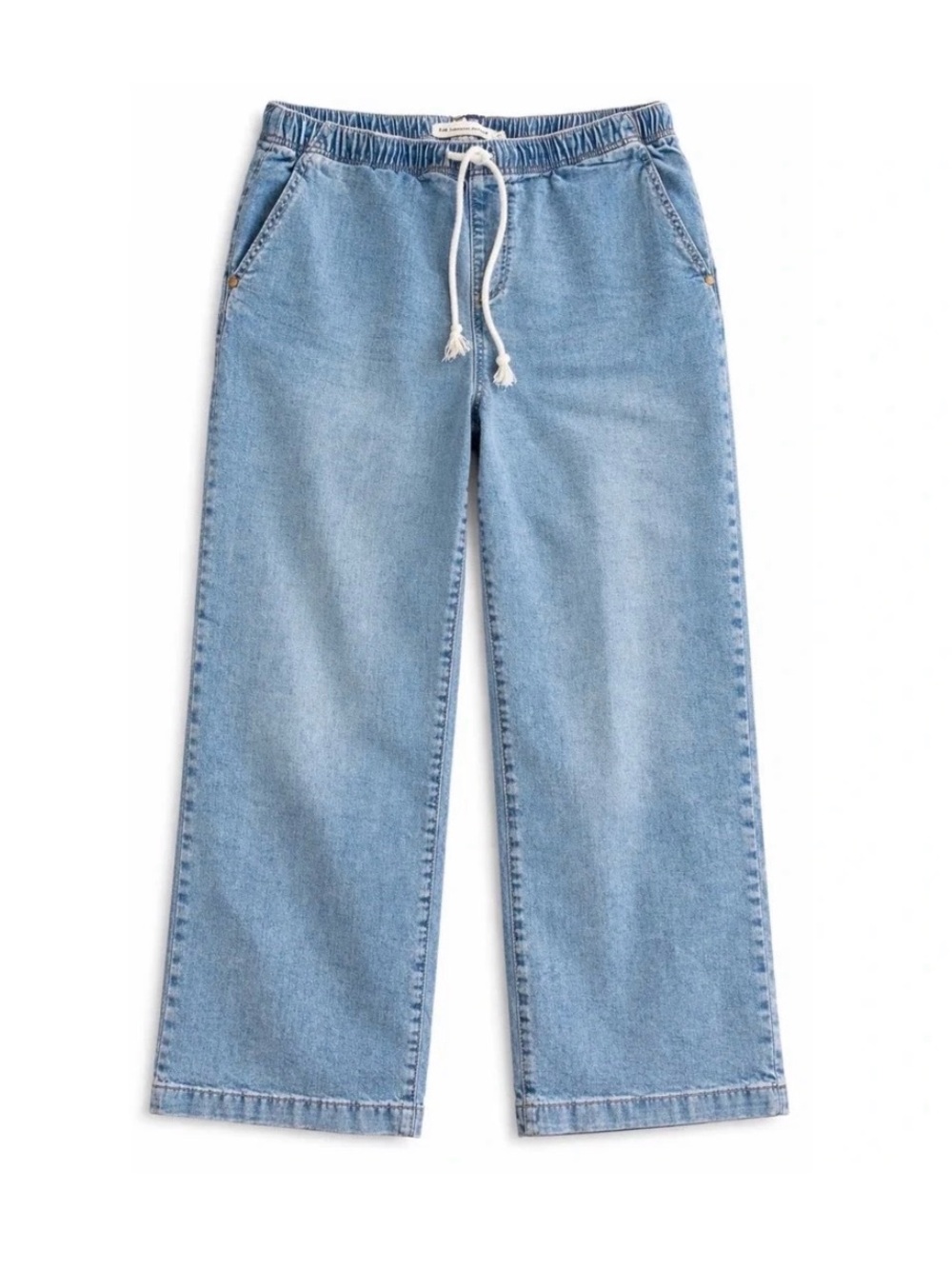 Rebecca Minkoff Light Blue Drawstring Denim Pants